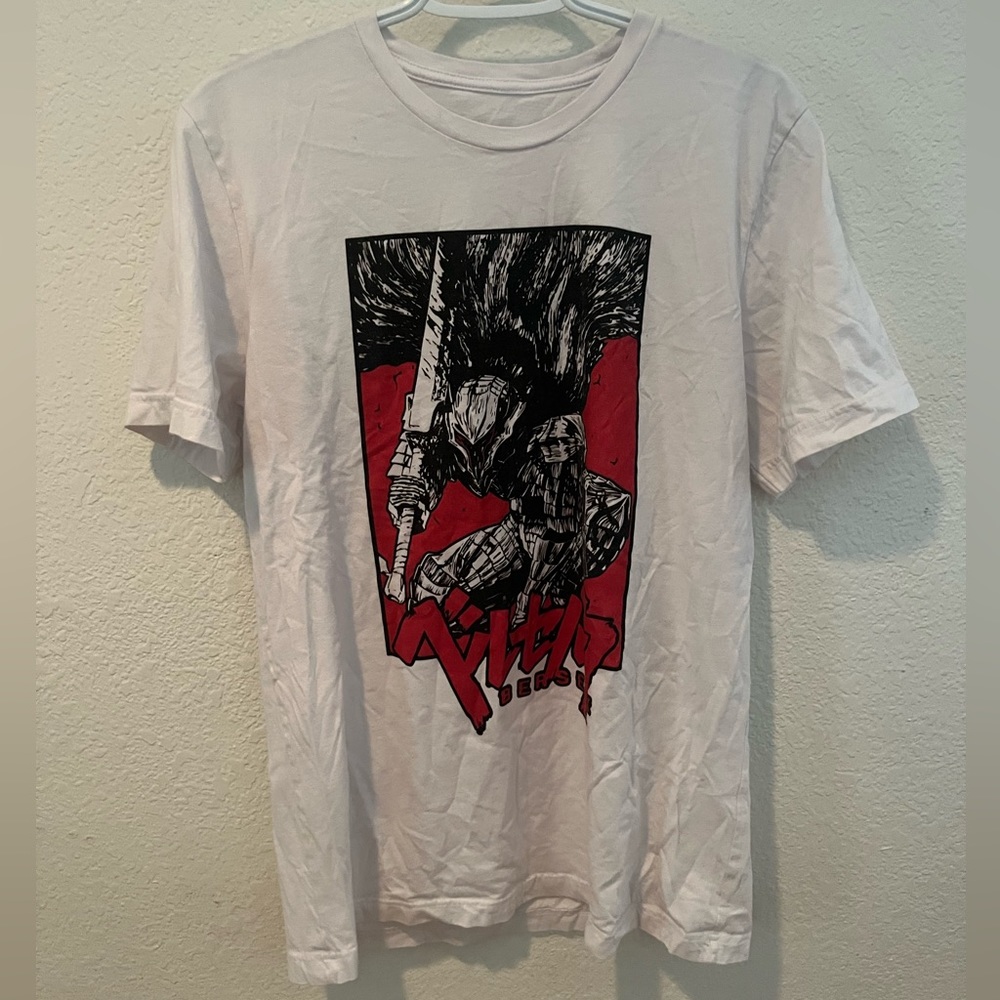 White Berserk T-Shirt Size M